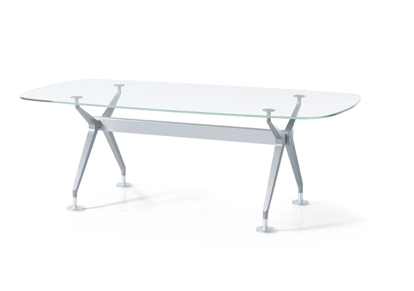 Silver table system by Interstuhl